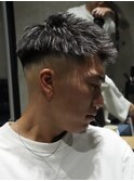 MEN'S/ツイストスパイラル×ハイライト/スキンフェード
