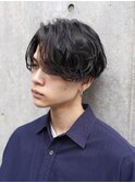 シャドウパーマルーズパーマスパイラルパーマメンズマッシュ