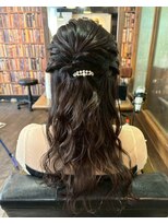 エイチエムヘアーホーム 池袋2号店(H M hair home) ハーフアップ/ヘアセット/ヘアアレンジ/結婚式ヘア/お呼ばれヘア