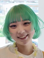 テテ(.tete)&nbsp;お客様スタイル【エメラルドハッシュカット】