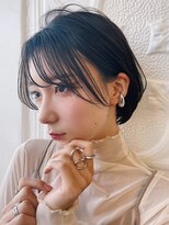 シンス 銀座(since) 小顔前髪似合わせカット/黒髪ナチュラルショートボブ【銀座駅】