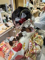 アッシュ たまプラーザ店(Ash)&nbsp;成人式☆サイドの編みおろし
