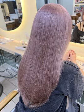 テトラ バイ ネオリーブ 横浜西口店(tetra by neolive) 透明感たっぷり淡色ピンクミルクティー☆彡
