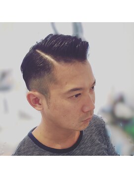 ボイスバーバー 高野店(VOICE BARBER) 七三刈上げスタイル
