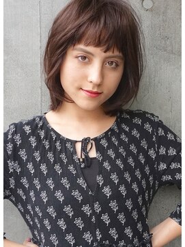 リパブリッシュ バイ ゴズウェルヘア(Republish by Goeswell Hair) 大人シックな魅力倍増カールミディ×ベビーバング