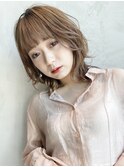 リバースレイヤー_エアリーミディショートパーマ_28274