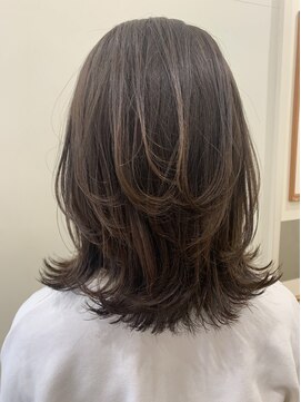 ネオリーブウリ 二子玉川店(Neolive uri) くすみカラー髪質改善ハイライトカラーセミウェットウエーブ