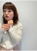 ナチュラルゆるふわボブ