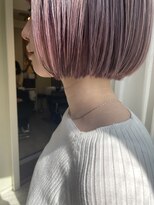 ジーナ 福岡天神(Zina)&nbsp;ミニボブ×ハイトーン シアピンク