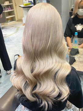 ベレーザ 渋谷(BELEZA) ba1564ホワイトミルクティーホワイトブリーチコリアンスタイル