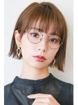 モニカ 西宮北口(Monica)&nbsp;前下がりボブ・  内巻きワンカール・  ボブショート・暗髪