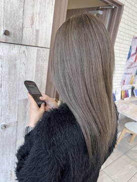 プログレス ひばりヶ丘店(PROGRESS) デザインカラー　グレーアッシュ　10代/20代/30代