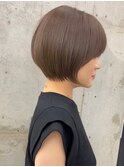 【松本聖】脱白髪染め大人ショートボブ《大阪梅田》