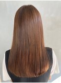毛先までとぅるん！髪質改善ストレートロング