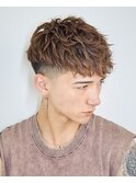 [men's]ショートツイストスパイラルマッシュ