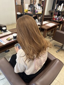 ラブリッシュ(LOVERICHE) 〈バレイヤージュから卒業したい方必見！〉複雑からベージュに