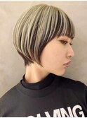 マッシュショート /モード /アンブレラカラー /デザインカラー