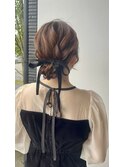 ゆるふわ大人ルーズシニヨン☆