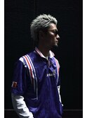 大人男子のブリーチカラー