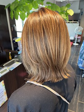 プリーズヘア(Please hair) くびレイヤーこなれミディ