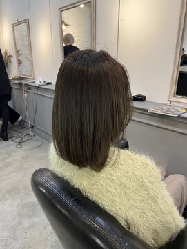 ラム(L'am) オリーブ系/くすみカラー/透明感カラー/ブリーチなし