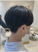 ツーブロックマッシュショート