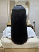 髪質改善×ダークブラウングレイヘア