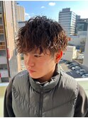波巻きパーマツイストスパイラルパーマメンズカット名駅名古屋