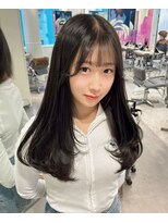 ユーフォリア 渋谷グランデ(Euphoria SHIBUYA GRANDE) 髪質改善 オリーブカラー レイヤーカット 顔周りカット YUKI