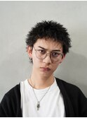渋谷スパイキーパーマスパイキーショートパーマ刈り上げショート