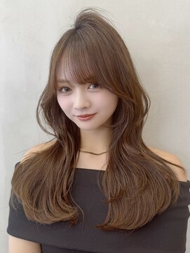 ロンド ストラーダ 心斎橋(Lond strada) くびれヘア×アプリコットオレンジ×美髪［髪質改善/縮毛矯正］