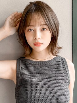 リヤン 表参道(lyann) シースルーバングうる艶髪ワンカール艶感モテ髪小顔カット