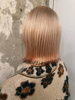 シータ(sheta)&nbsp;【sheta三畑】小顔ボブルフクリーミーベージュ裾カラー黒髪