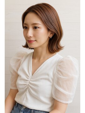 リリノ 豊中曽根店(Lirino.Co) 韓国風くびれボブ×レイヤーカット