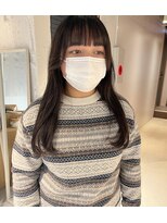 アンド グラフ(& Graph.)&nbsp;透明感カラーアッシュベージュ顔まわりカットレイヤーカット