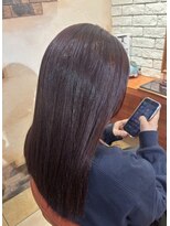 ヘアメイク フレンシア(hair make flencia)&nbsp;深みのある艶と透明感で魅せるカシスブラウン【100スタイル】