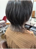 インナーカラー　シルバー