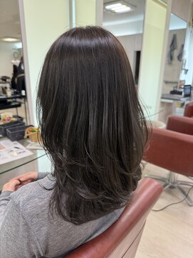 ダリー 円山店(Dali) 楽にこなれスタイリング☆レイヤー×おしゃれな白髪染め