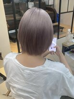 ミル 心斎橋(MIL) ミルクティーグレージュ/ハイトーンボブ/心斎橋