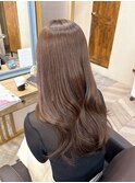 ◎ ブリーチなしダブルカラーで明るめブラウン