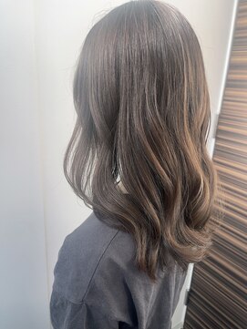 ヘアサロン フラット(Hair salon flat) くすみカラー