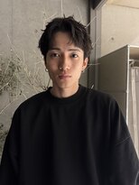 フィルムス 大阪本町(FILMS) men's/ニュアンスパーマ/ナチュラルツーブロック/フェザーカット