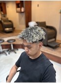 ツイストパーマ×フルメッシュ