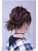 質感がかわいいルーズアレンジ☆