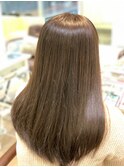 明るい白髪染め×Aujuaトリートメント