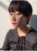モノトーンアッシュ ハンサムショート