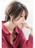【Rire-リル銀座-】美シルエット小顔耳かけショートボブ☆