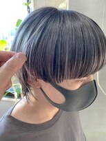 テトヘアー(teto hair)&nbsp;マッシュウルフ、グレー、シルバー、ローライト、グラデーション