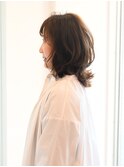 【えがお美容室】40代50代に人気◎外ハネボブ ミディアム