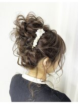 華やかお団子ヘア